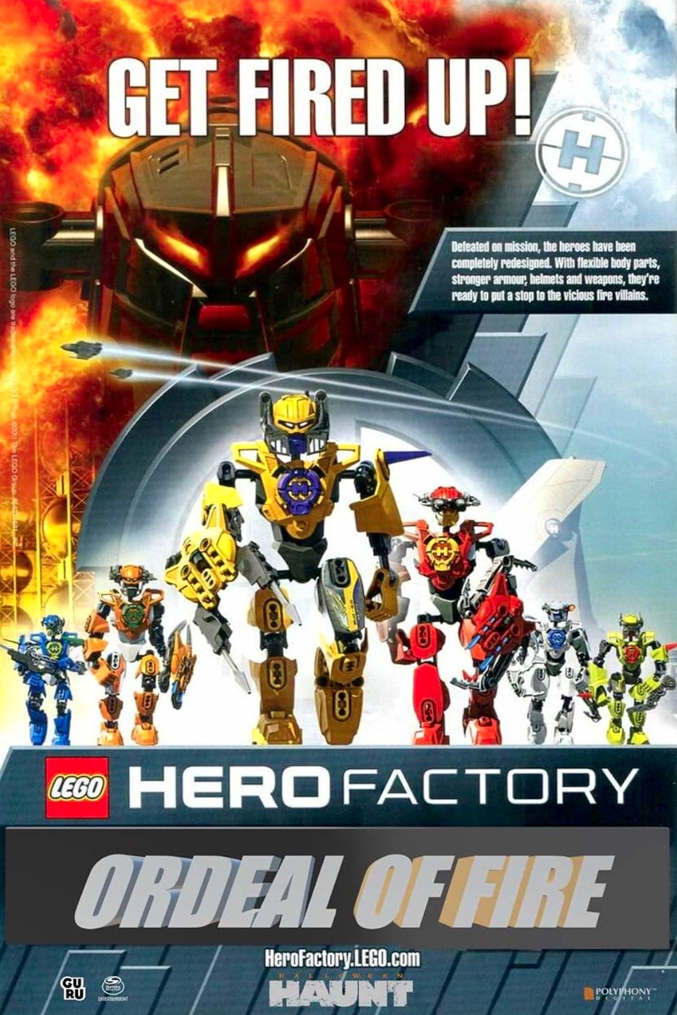 Постер LEGO Hero Factory: Ordeal of Fire